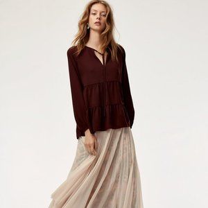 Aritzia Wilfred Odette Blouse Size XS